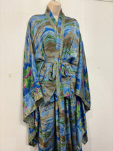 Load image into Gallery viewer, Recycled Sari Kimono 115