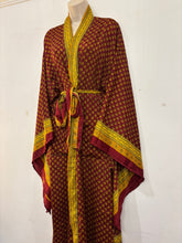 Load image into Gallery viewer, Recycled Sari Kimono 109