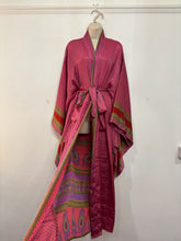 Load image into Gallery viewer, Recycled Sari Kimono 116