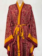Load image into Gallery viewer, Recycled Sari Kimono 118