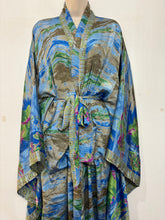 Load image into Gallery viewer, Recycled Sari Kimono 115