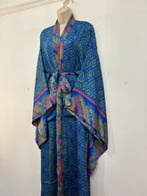 Load image into Gallery viewer, Recycled Sari Kimono 112
