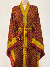 Load image into Gallery viewer, Recycled Sari Kimono 109