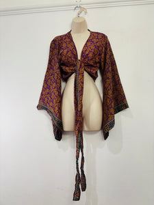 Boho Wrap Top UK 6-18 (#3)