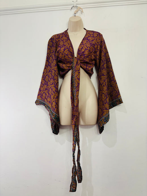 Boho Wrap Top UK 6-18 (#3)