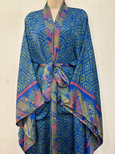 Load image into Gallery viewer, Recycled Sari Kimono 112