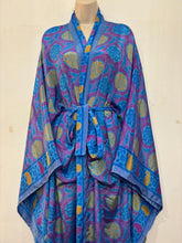 Load image into Gallery viewer, Recycled Sari Kimono 113