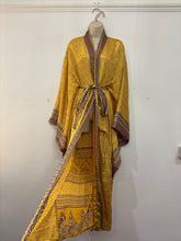 Load image into Gallery viewer, Recycled Sari Kimono 107