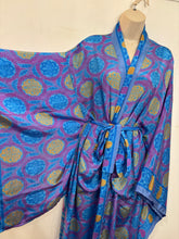 Load image into Gallery viewer, Recycled Sari Kimono 113