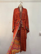 Load image into Gallery viewer, Recycled Sari Kimono 104