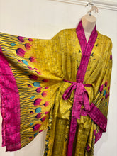 Load image into Gallery viewer, Recycled Sari Kimono 110
