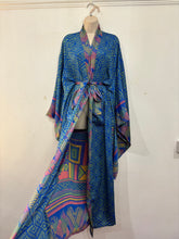 Load image into Gallery viewer, Recycled Sari Kimono 112