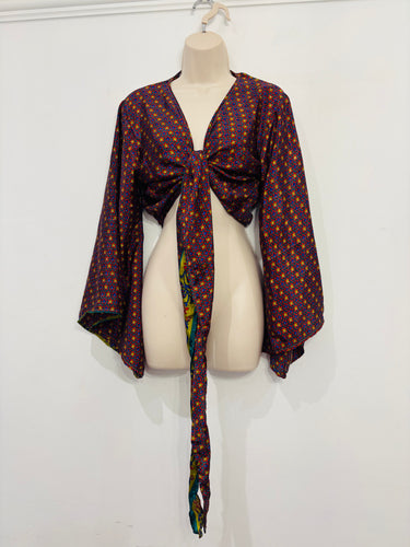 Boho Wrap Top UK 6-18 (#6)