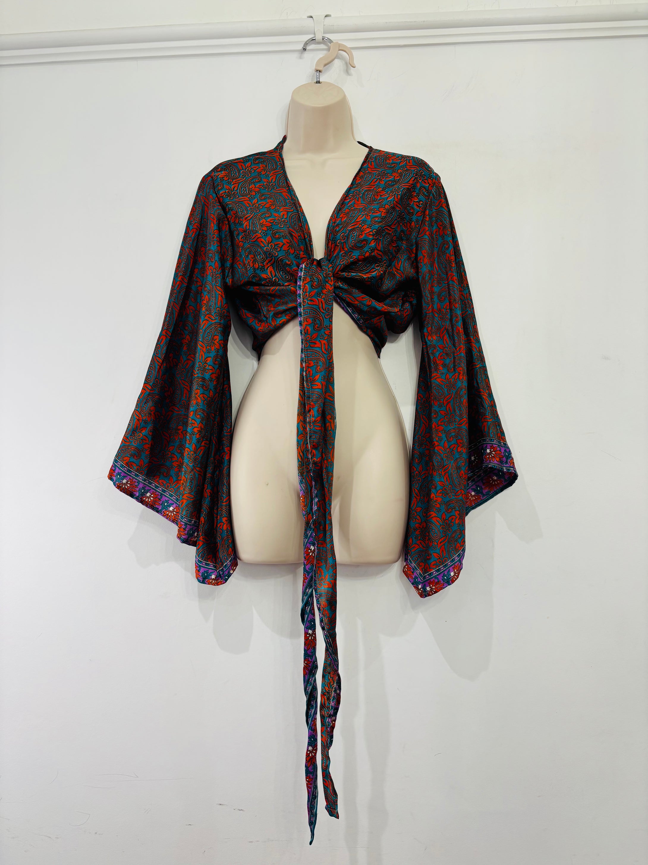 Boho Wrap Top UK 6-18 (#2)