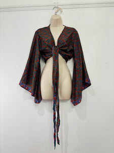 Boho Wrap Top UK 6-18 (#2)