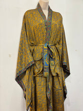 Load image into Gallery viewer, Recycled Sari Kimono 114