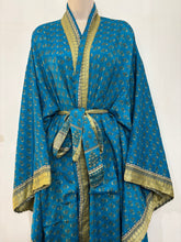 Load image into Gallery viewer, Recycled Sari Kimono 117
