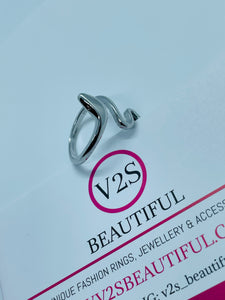 925 Sterling Silver Snake Ring