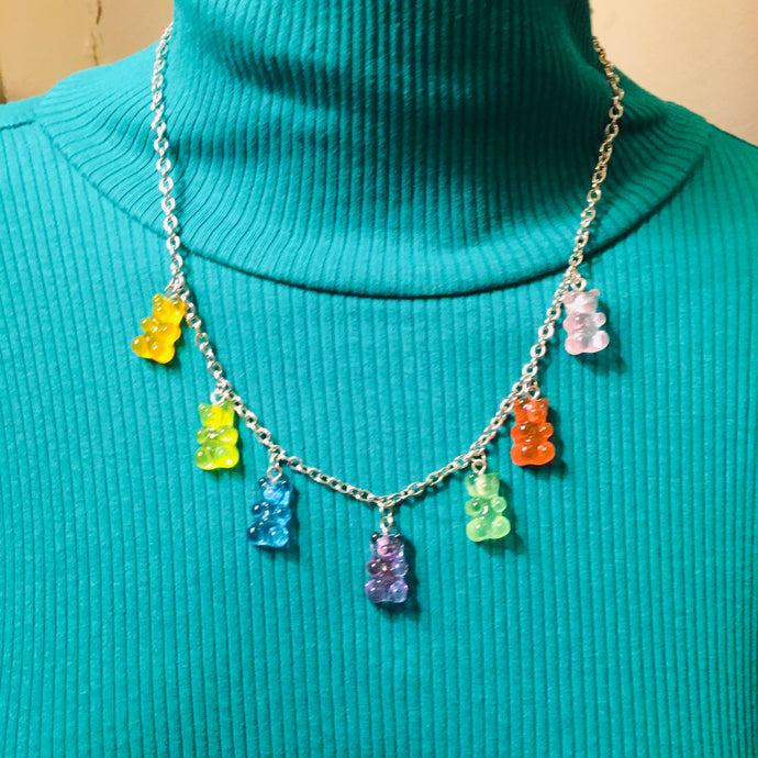 Gummy bear necklaces