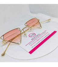 Load image into Gallery viewer, Pink Triangle Sunglasses