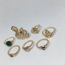 Load image into Gallery viewer, vintage Snake Ring Set