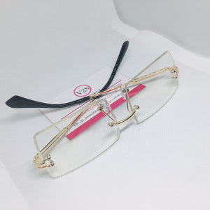 Y2k Rimless Transparent Sunglasses