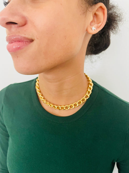 Gold Choker Chain Necklaces