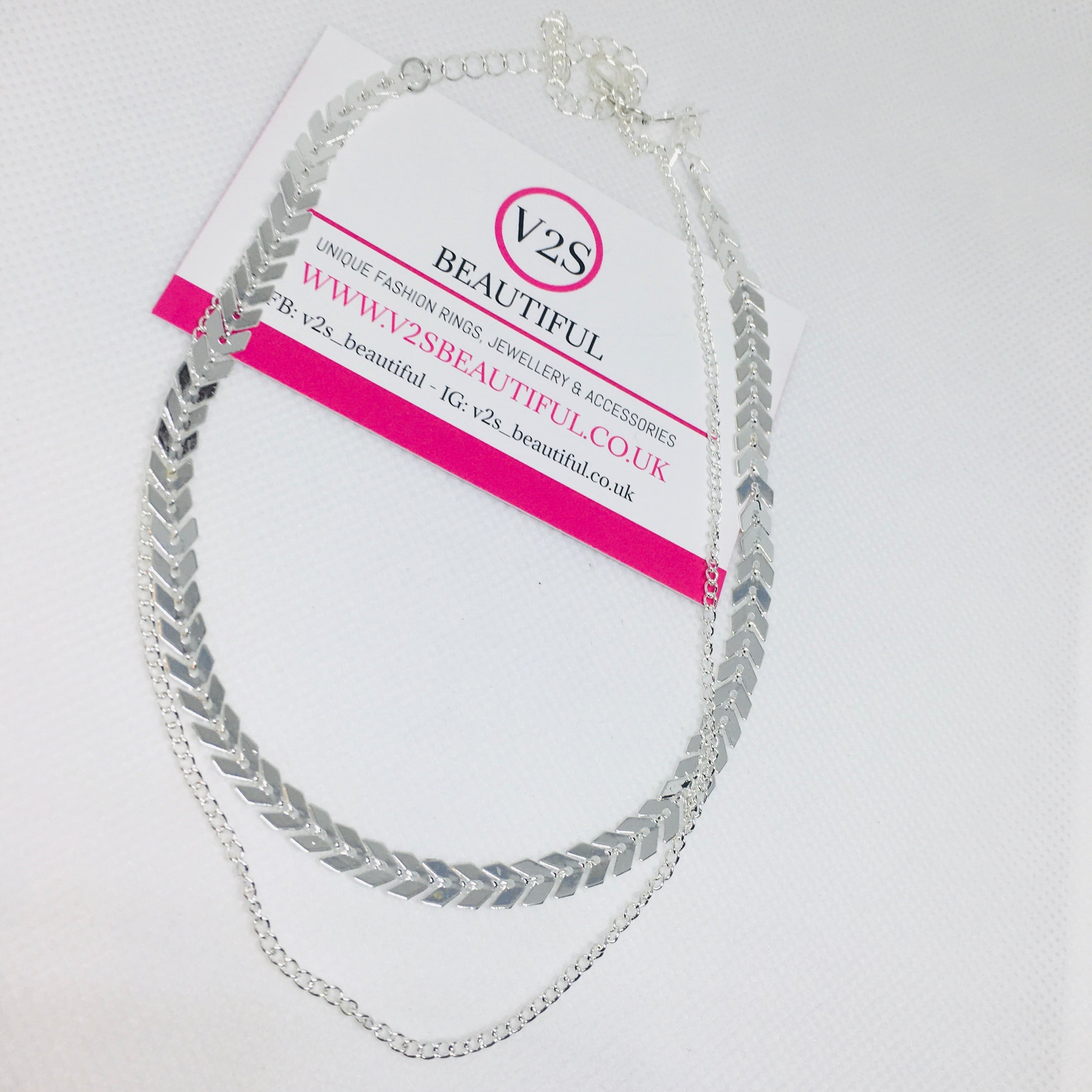 Layer Silver Choker