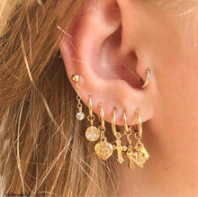 Load image into Gallery viewer, Earrings Set For Multiple Piercings