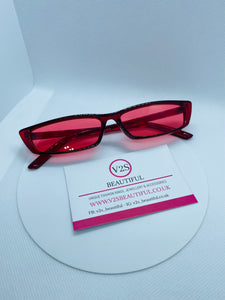 Red Lens Sunglasses