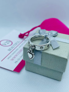 Love Heart Charm Ring