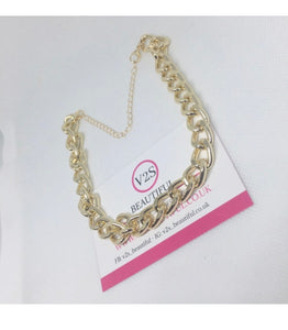 Gold Choker Chain Necklaces