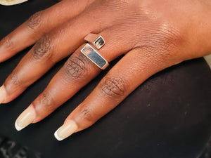 Chunky Silver Ring Adjustable