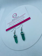 Load image into Gallery viewer, Green Aventurine Earrings