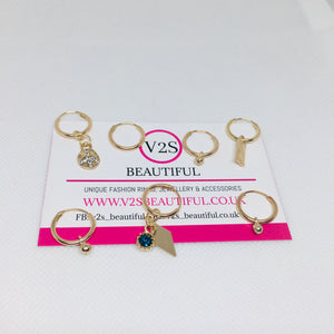 Small Earrings Set For Multiple Piercings