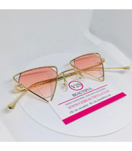 Load image into Gallery viewer, Pink Triangle Sunglasses