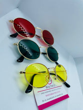 Load image into Gallery viewer, Oval Sunglasses, Yellow Oval sunglasses