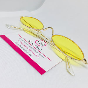 Small Yellow Sunglasses