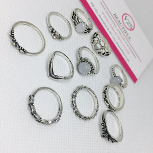 boho ring set uk