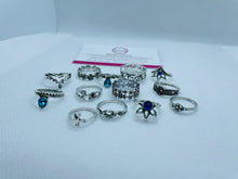 Load image into Gallery viewer, Silver Stacking Rings Set