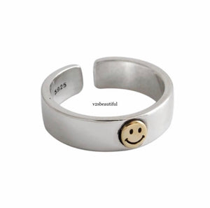 Smiley Face Ring Band