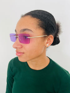 Purple Y2K Sunglasses