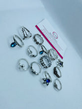 Load image into Gallery viewer, Silver Stacking Rings Set