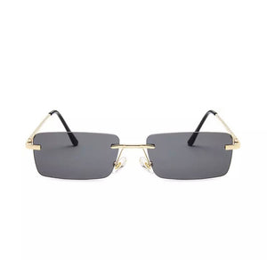 Black Rectangle Sunglasses