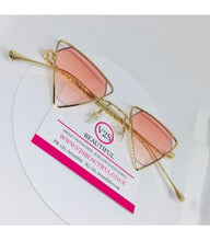 Load image into Gallery viewer, Pink Triangle Sunglasses