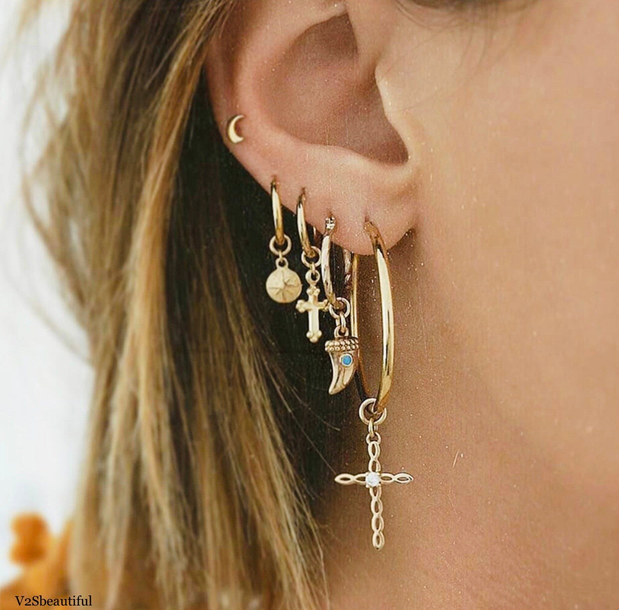 Earrings Set For Multiple Piercings