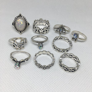 boho ring set uk