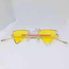 Load image into Gallery viewer, Yellow Triangle Sunglasses