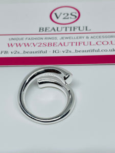 Sterling Silver Chunky Thumb Ring