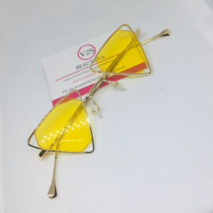 Yellow Triangle Sunglasses